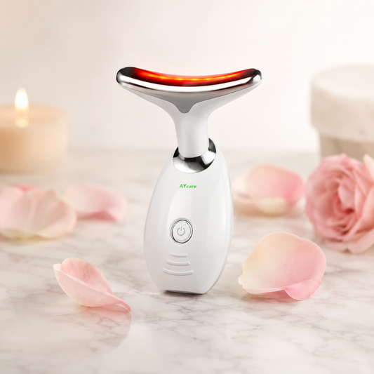 Masajeador Facial LED Recargable – Rejuvenece tu piel en casa en 10 minutos