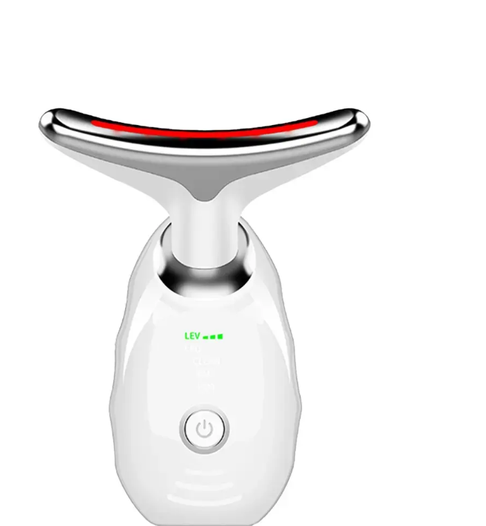 Masajeador Facial LED Recargable – Rejuvenece tu piel en casa en 10 minutos